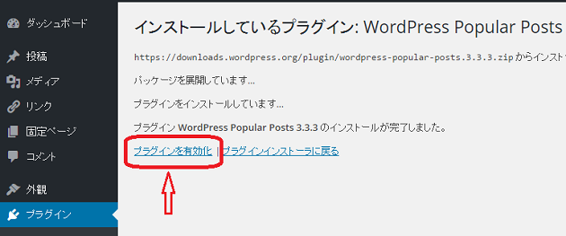 WordPress Popular Postsの設定3